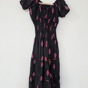 Smocked Peasant Dress